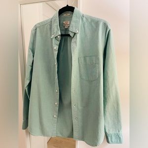 Slim Broken-in organic cotton oxford shirt